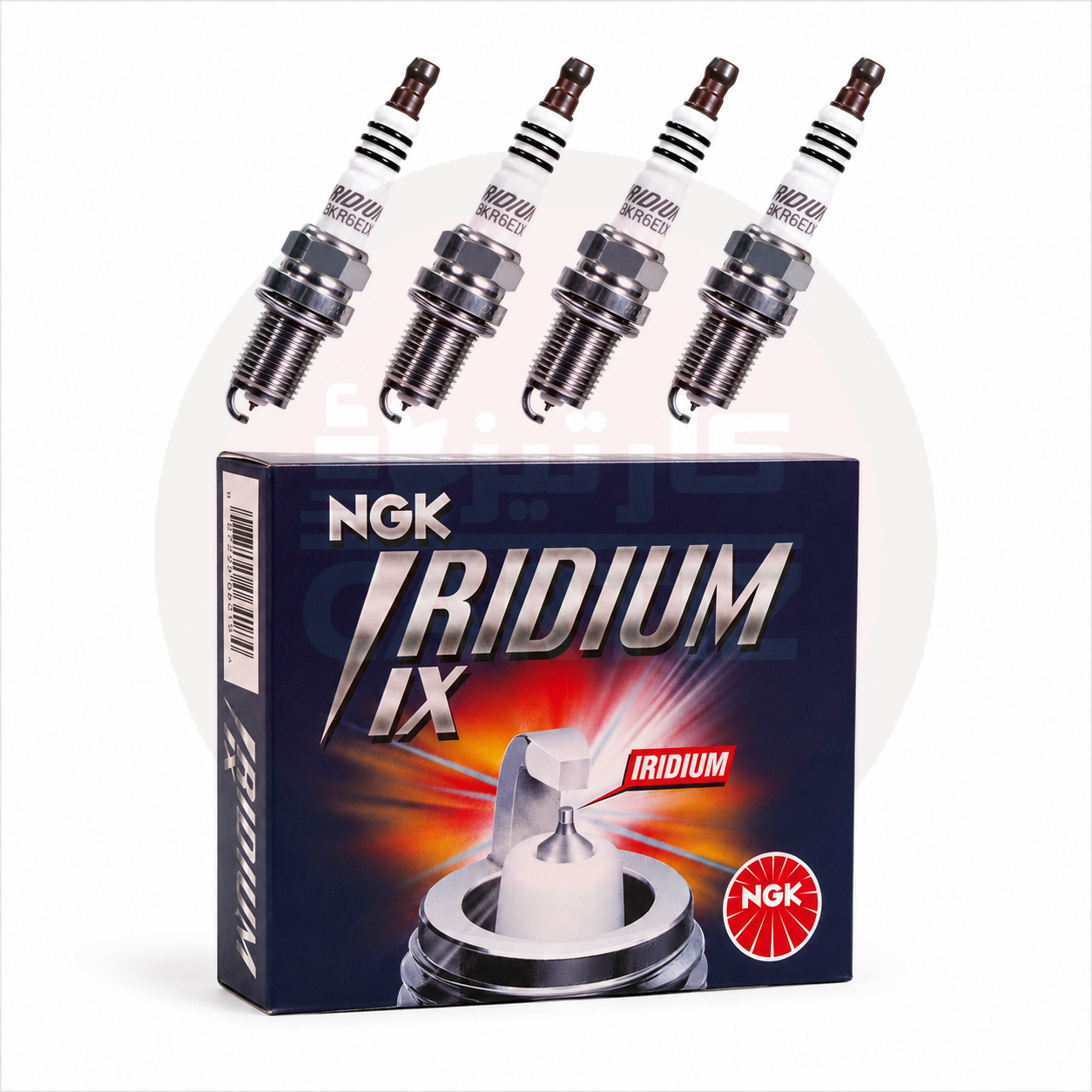 شمع سوزنی ایریدیوم دنا /دنا پلاس NGK BKR6EIX 6418 (بسته 4 عددی)