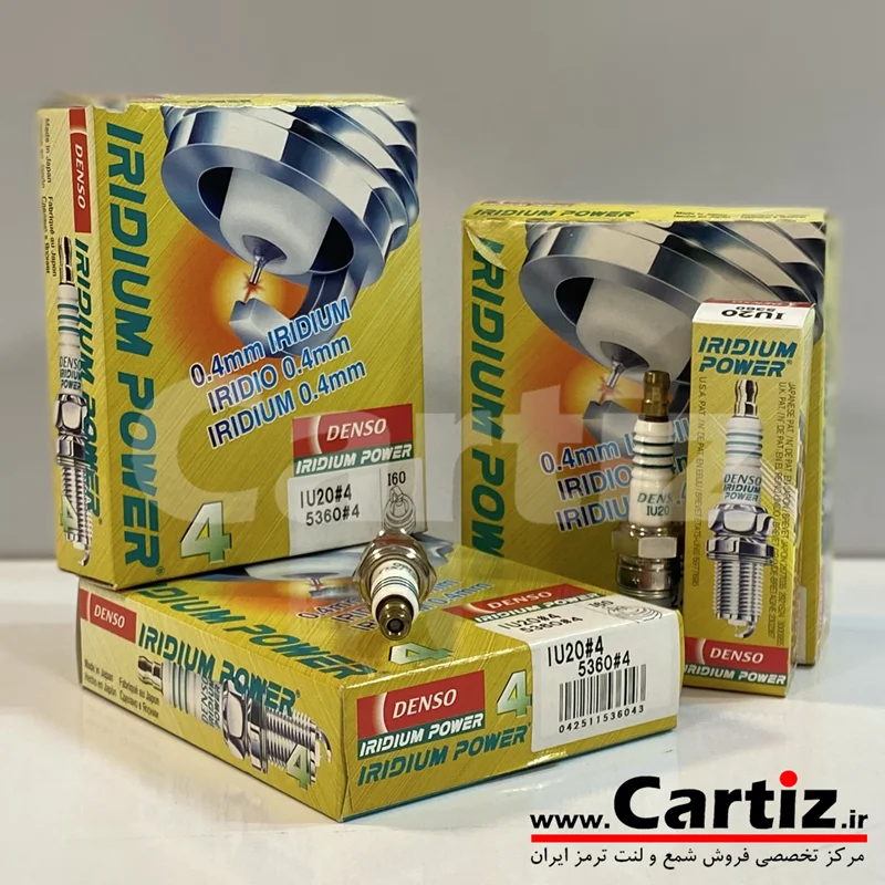 شمع موتورسیکلت سوزنی ایریدیوم پالس و پولسار Denso ژاپن 5360 IU20