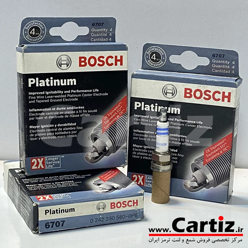 شمع سوزنی پلاتینیوم پایه کوتاه بوش آلمان 6707 (FR8LPP30X)