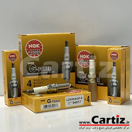 شمع سوزنی پلاتینیوم یورو 4 NGK ژاپن 94017 LZKR6AGP-E