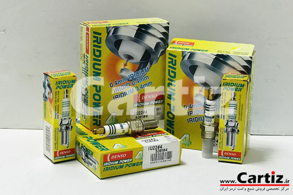شمع موتورسیکلت سوزنی ایریدیوم پالس و پولسار Denso ژاپن 5361 IU22