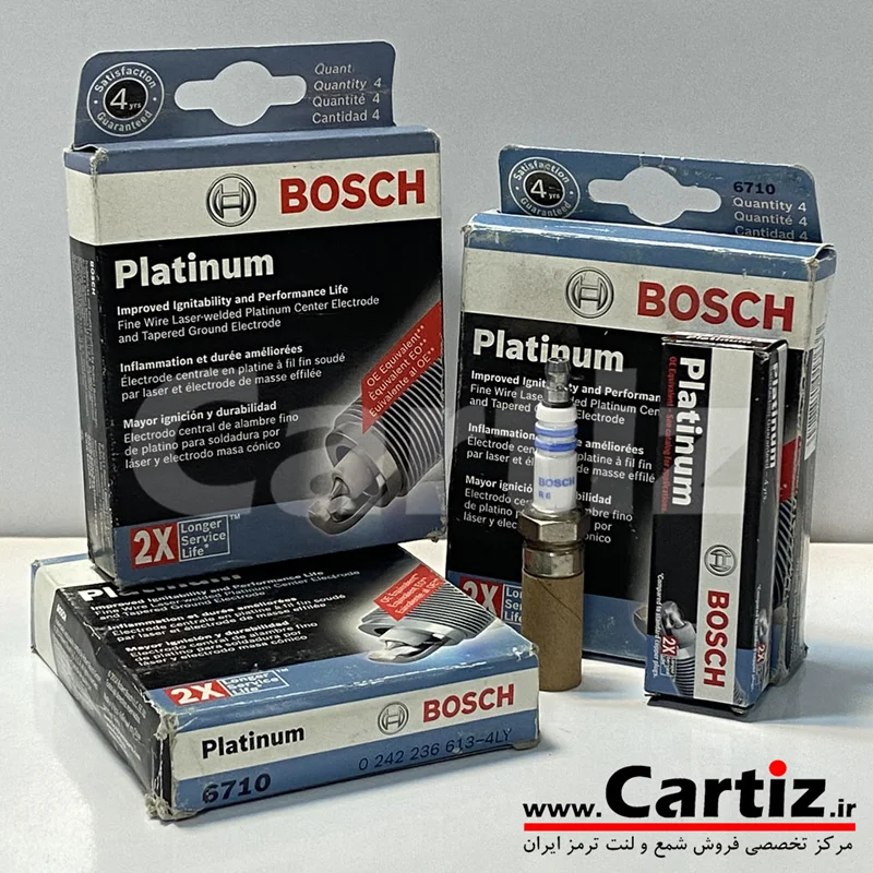 شمع سوزنی پلاتینیوم پایه کوتاه کونیک بوش 8120 HR8JPP33V