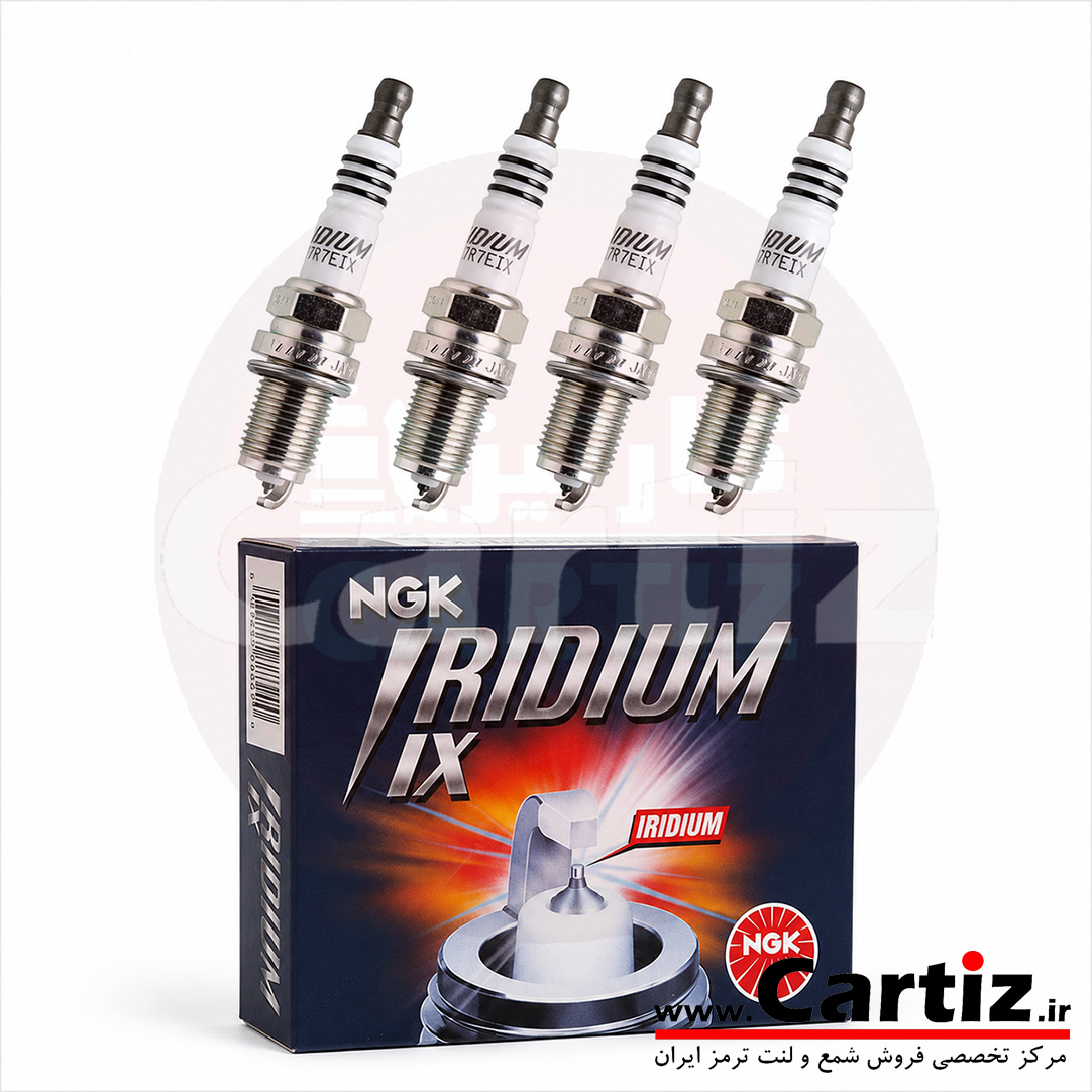 شمع سوزنی ایریدیوم دنا توربو اصلی 2667 BKR7EIX ژاپن (بسته 4عددی)