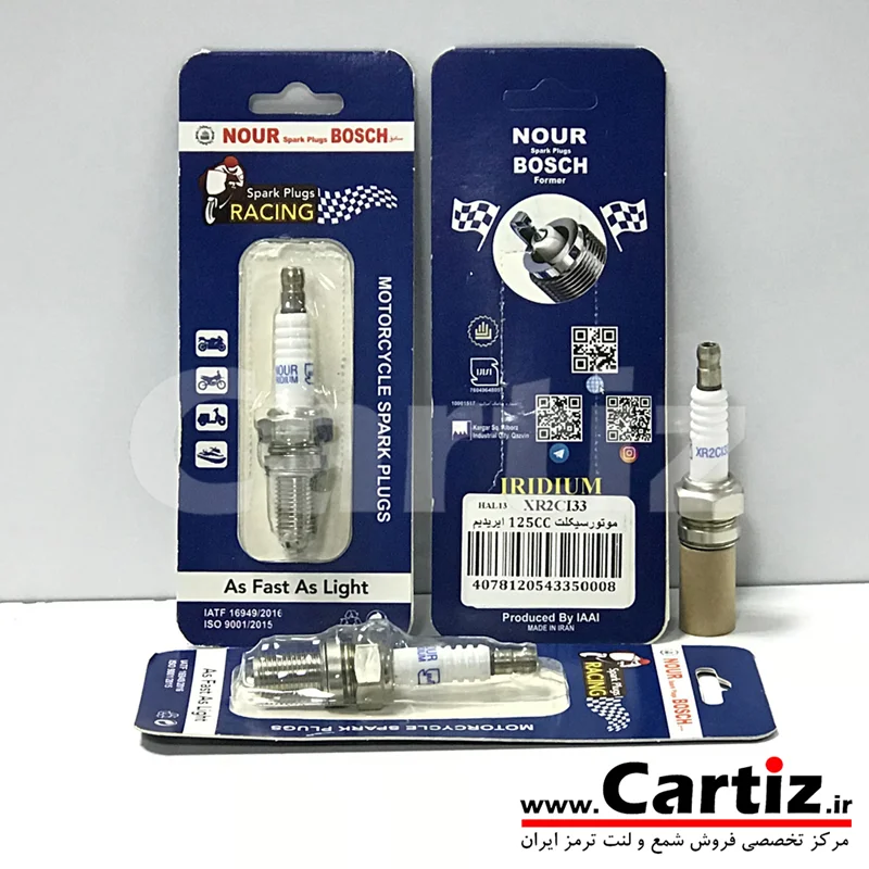 شمع موتورسیکلت سوزنی ایریدیوم هوندا نور- بوش ایران XR2CI33
