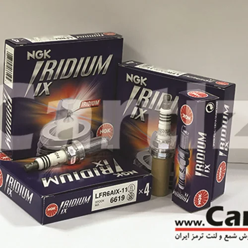 شمع سوزنی ایریدیوم پایه بلند NGK ژاپن 6619 LFR6AIX-11