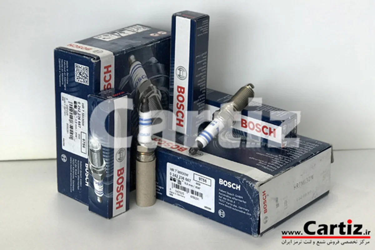 شمع سوزنی دبل ایریدیوم پایه بلند کونیک بوش 9756 HR7MII30W