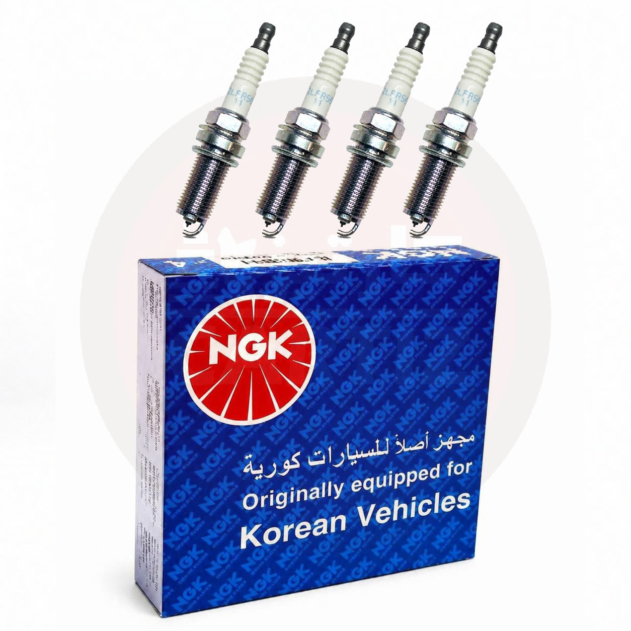 شمع ایریدیوم پایه بلند اسپرتیج 2400 اصلی 94249 NGK ILFR5B-11 ژاپن (بسته 4 عددی)