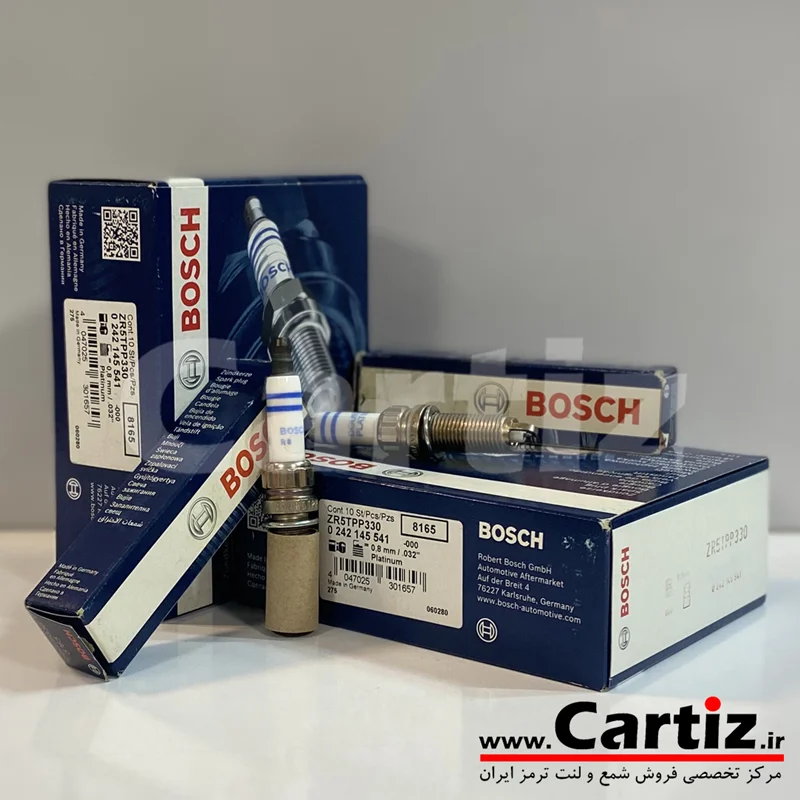 شمع سوزنی دابل پلاتینیوم پایه بلند آچار ستاره ای بوش آلمان  ZR5TTPP330 Bosch